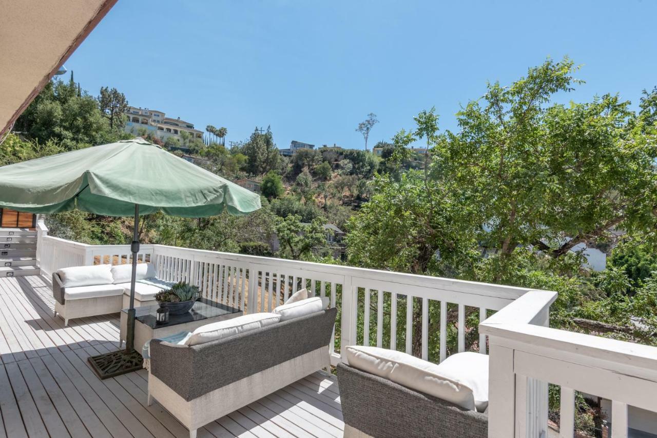 Modern Guest House Nestled In The Hollywood Hills With Huge Deck And Wow Views! Los Angeles Exterior foto